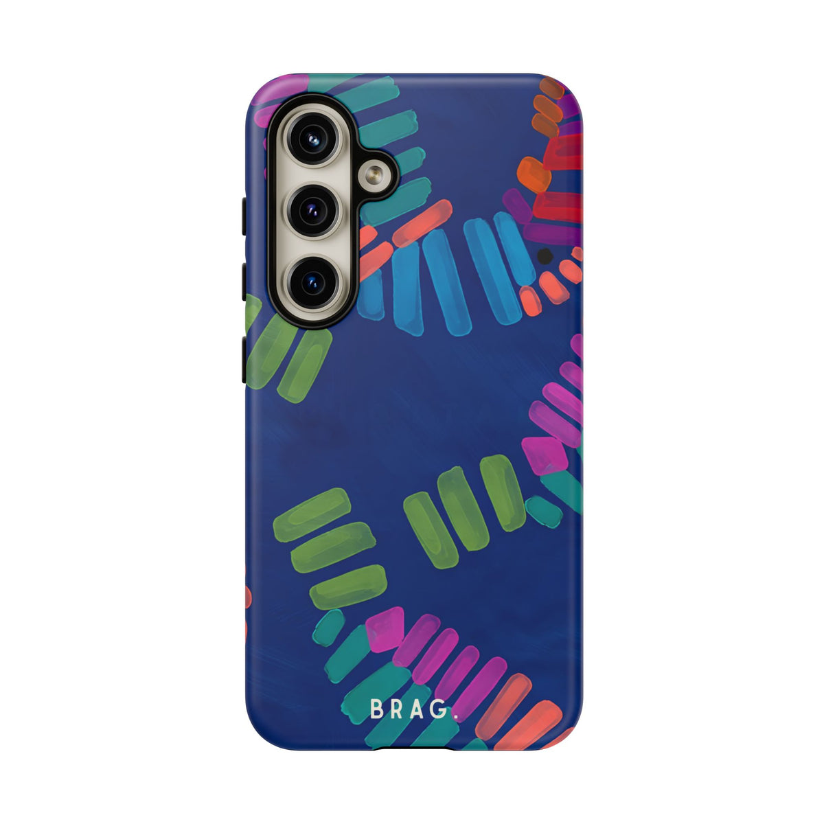 Blue Palm Tough Phone Case – Shockproof Protective iPhone Cover