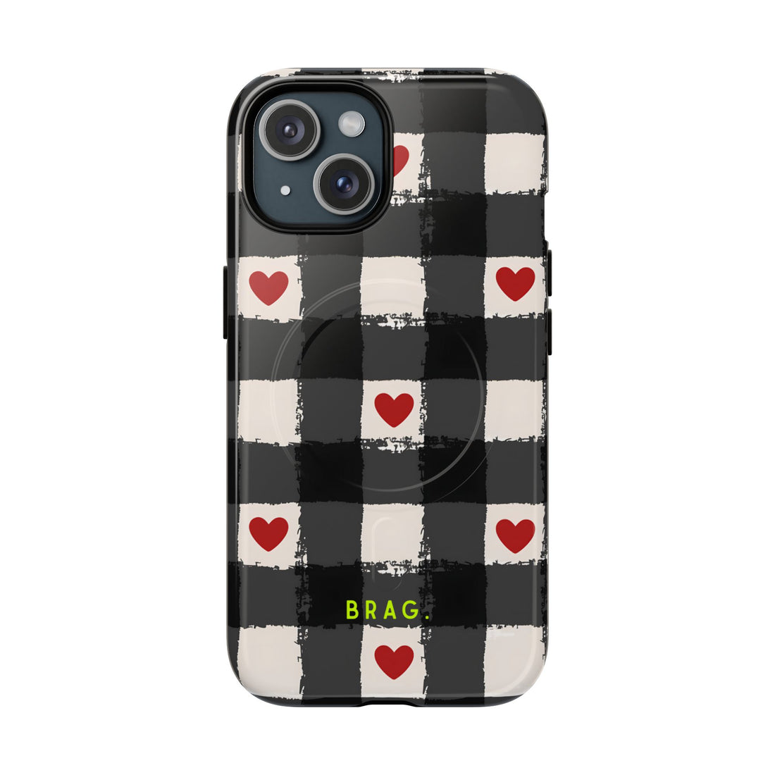 Lucky Heart MagSafe Tough Phone Case — Magnetic Protective Cover