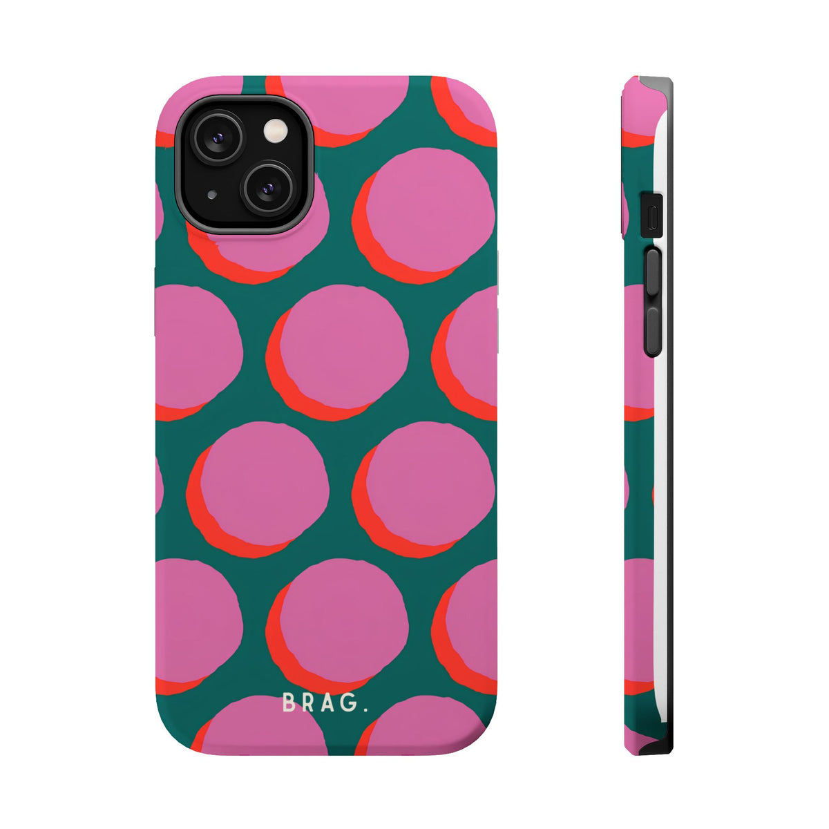 Pink Moon Magnetic Impact-Resistant Phone Case