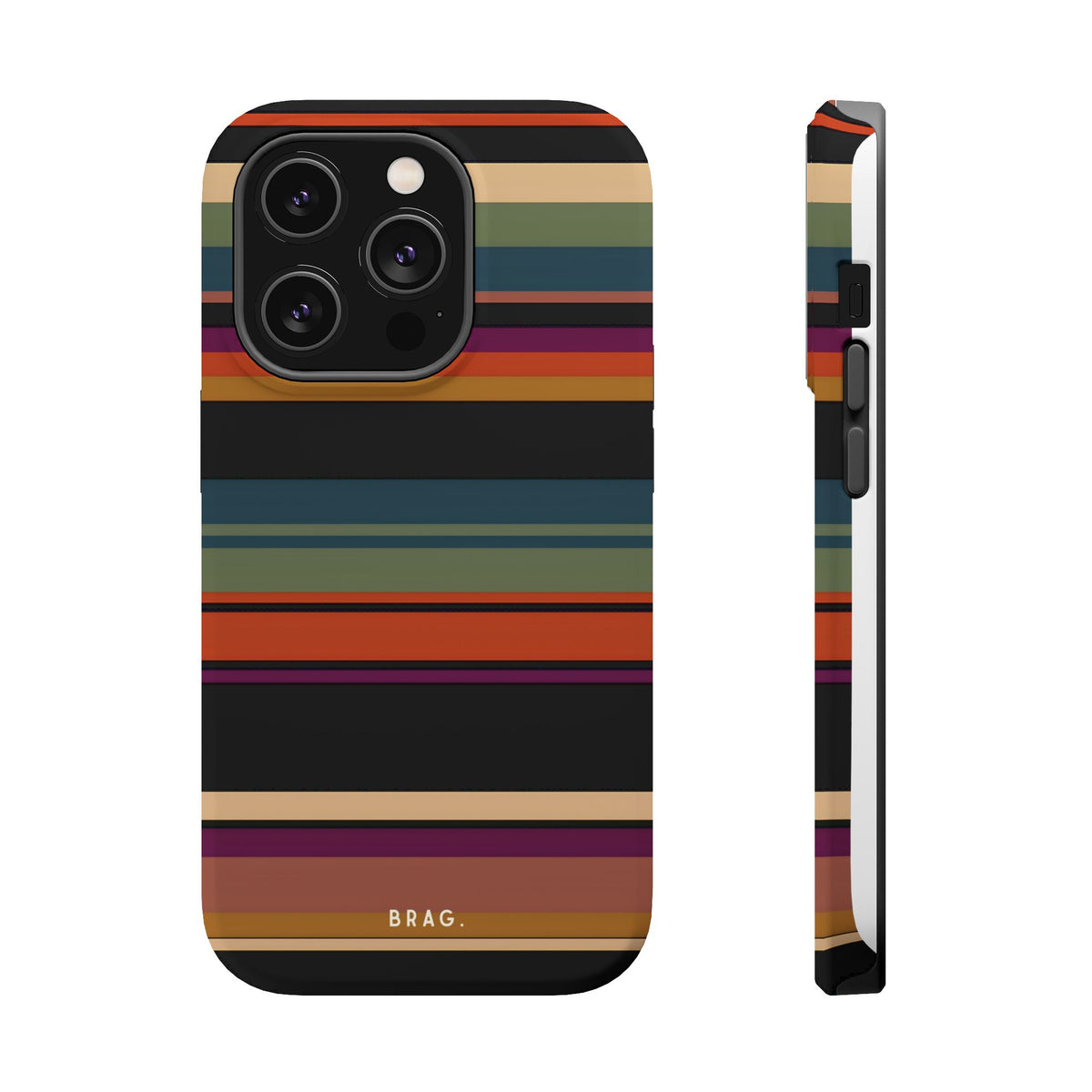 Market Stripe Magnetic Impact-Resistant Phone Case