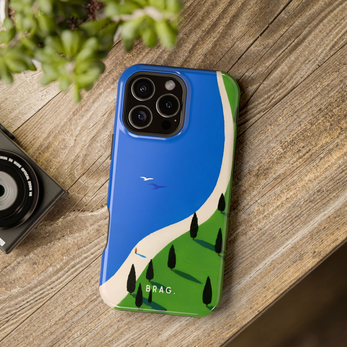 Blue Escape Magnetic Impact-Resistant Phone Case