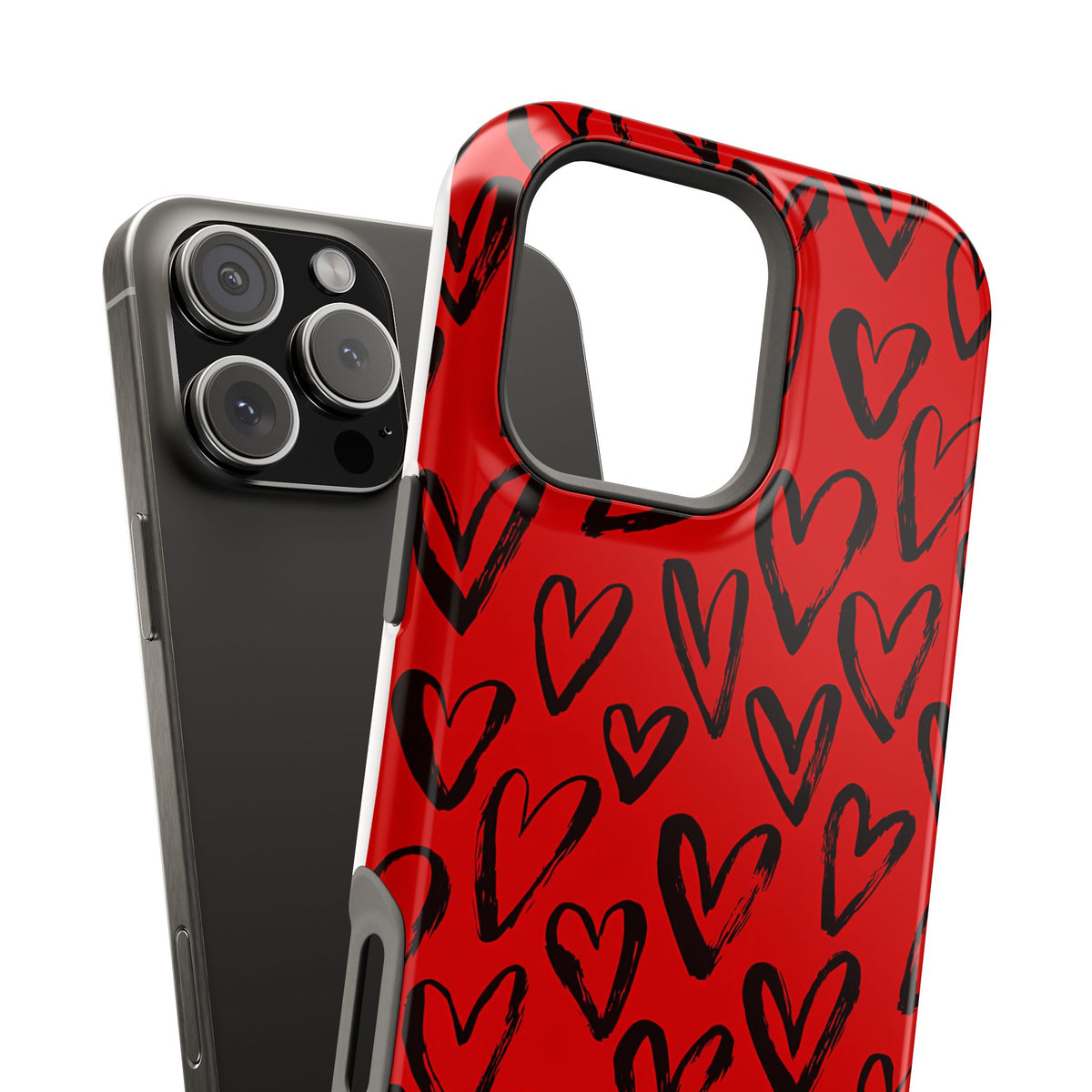 Fire heart Magnetic Impact-Resistant Phone Case