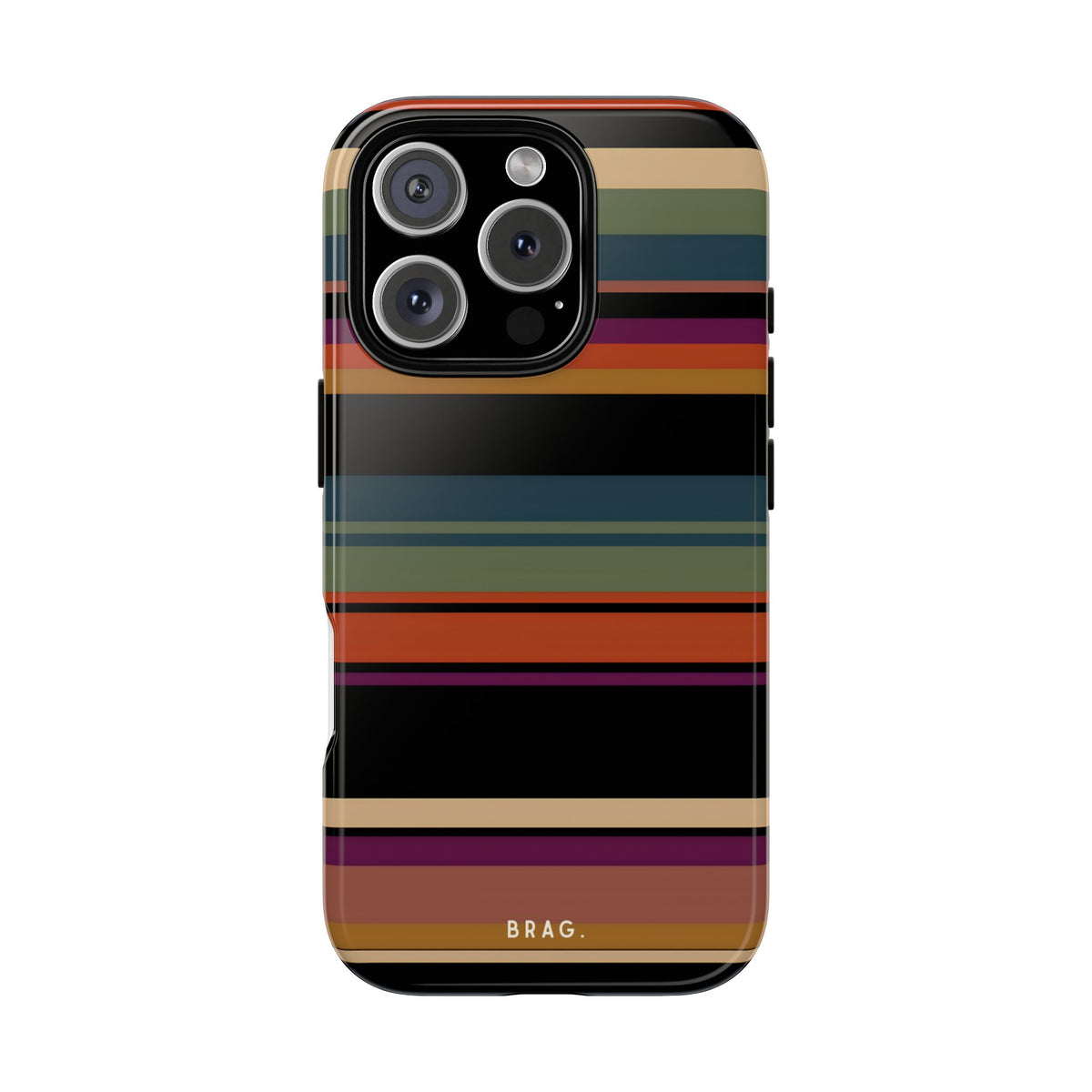 Market Stripe Tough Phone Case – Shockproof Protective iPhone Cover