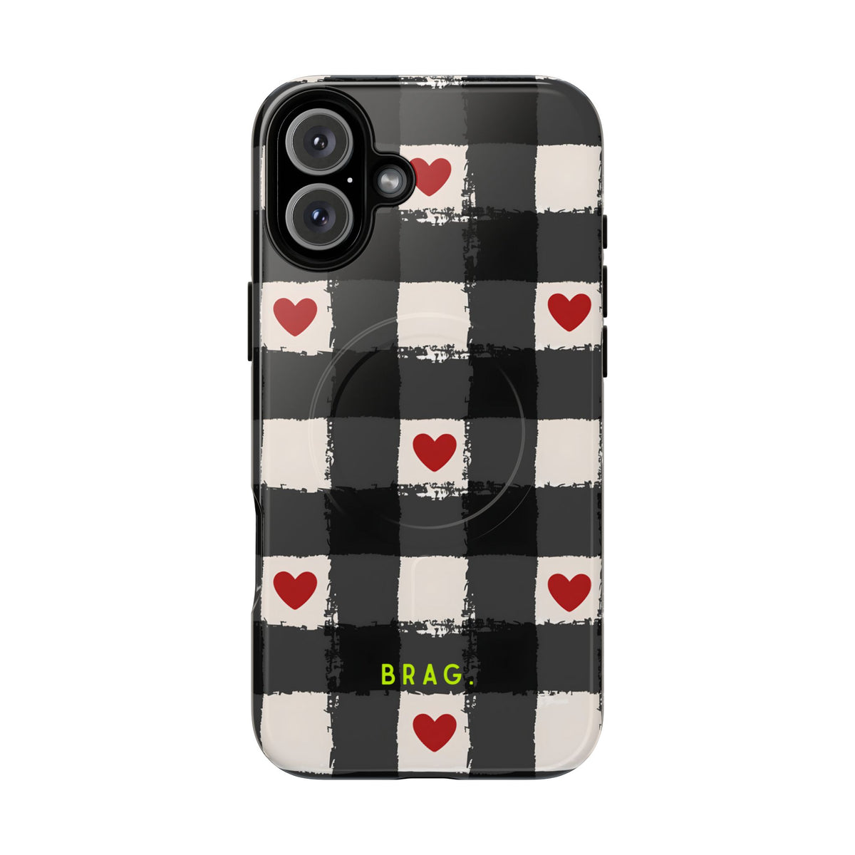 Lucky Heart MagSafe Tough Phone Case — Magnetic Protective Cover