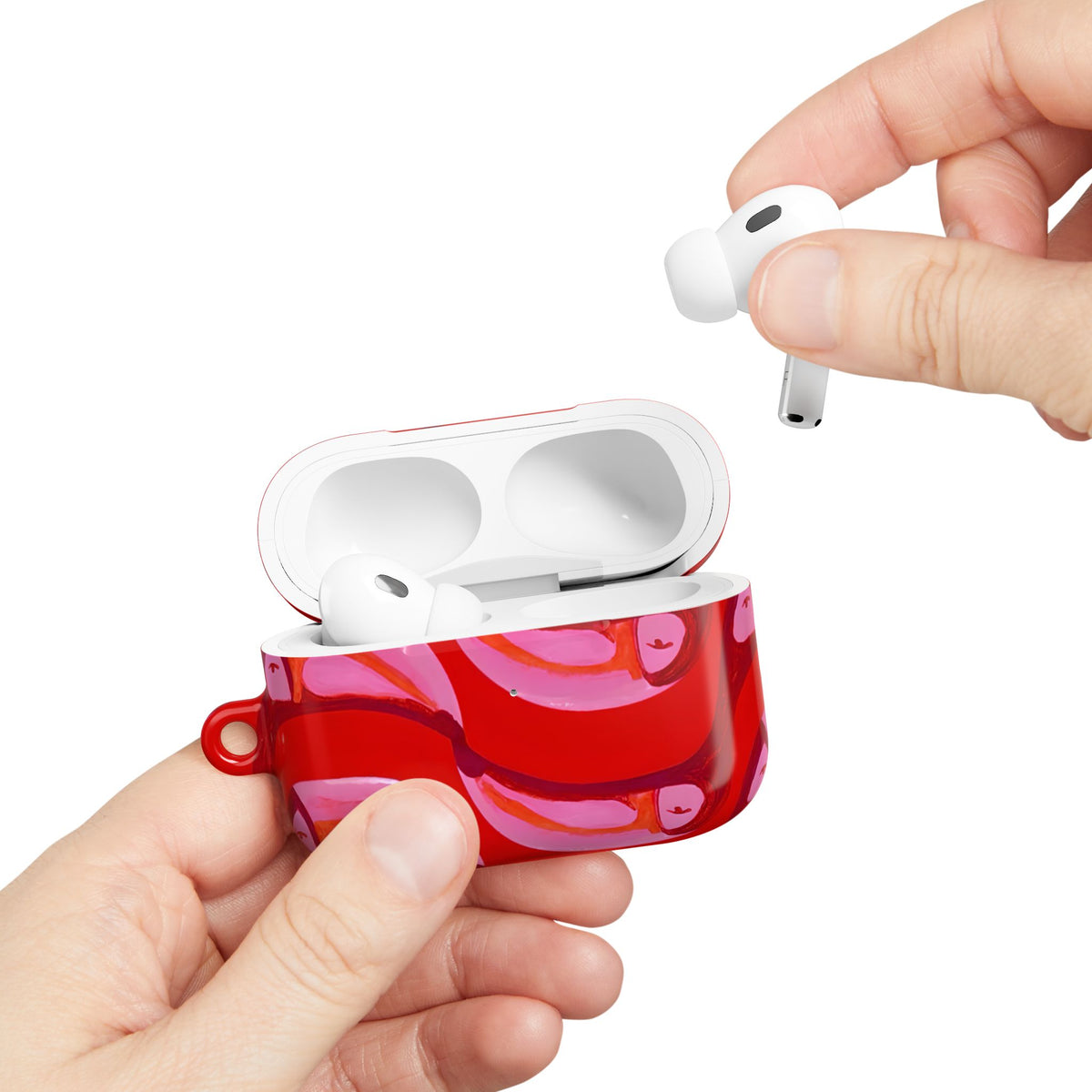 Pink Current AirPod Case – Slim Protective Charging Case