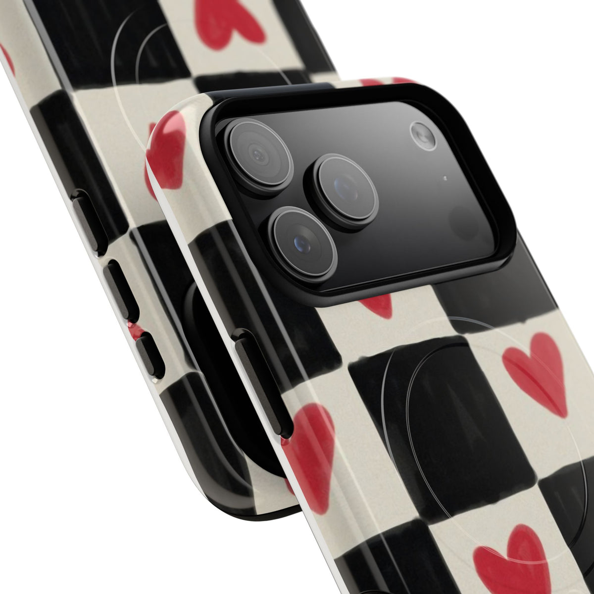 Heart Check MagSafe Tough Phone Case — Magnetic Protective Cover
