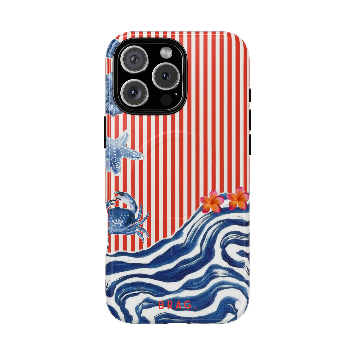 Riviera Postcard MagSafe Tough Phone Case — Magnetic Protective Cover