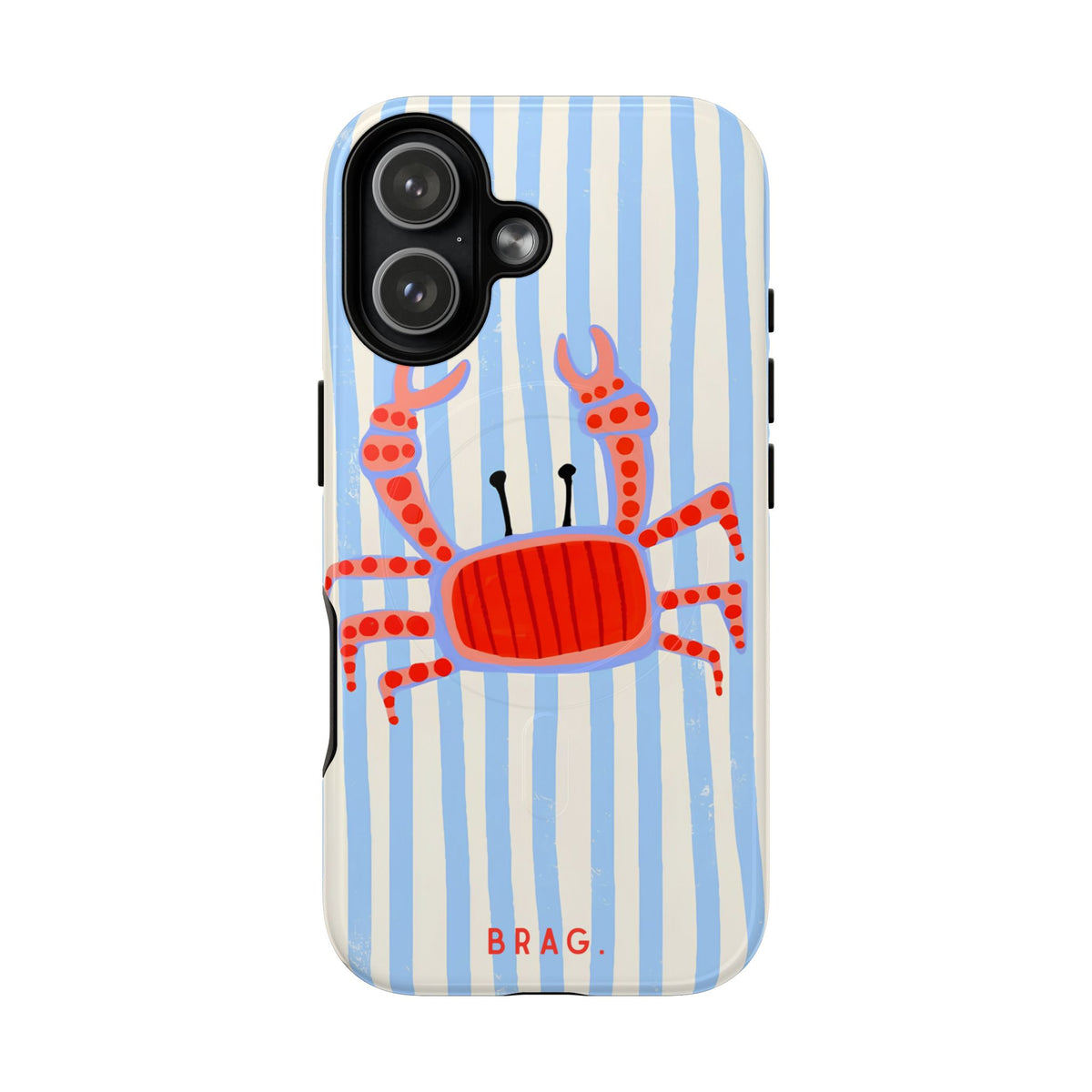 Azure Crab MagSafe Tough Phone Case — Magnetic Protective Cover