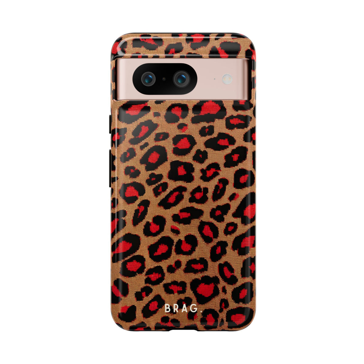 Fire Leo Leopard Tough Phone Case – Shockproof Protective iPhone Cover