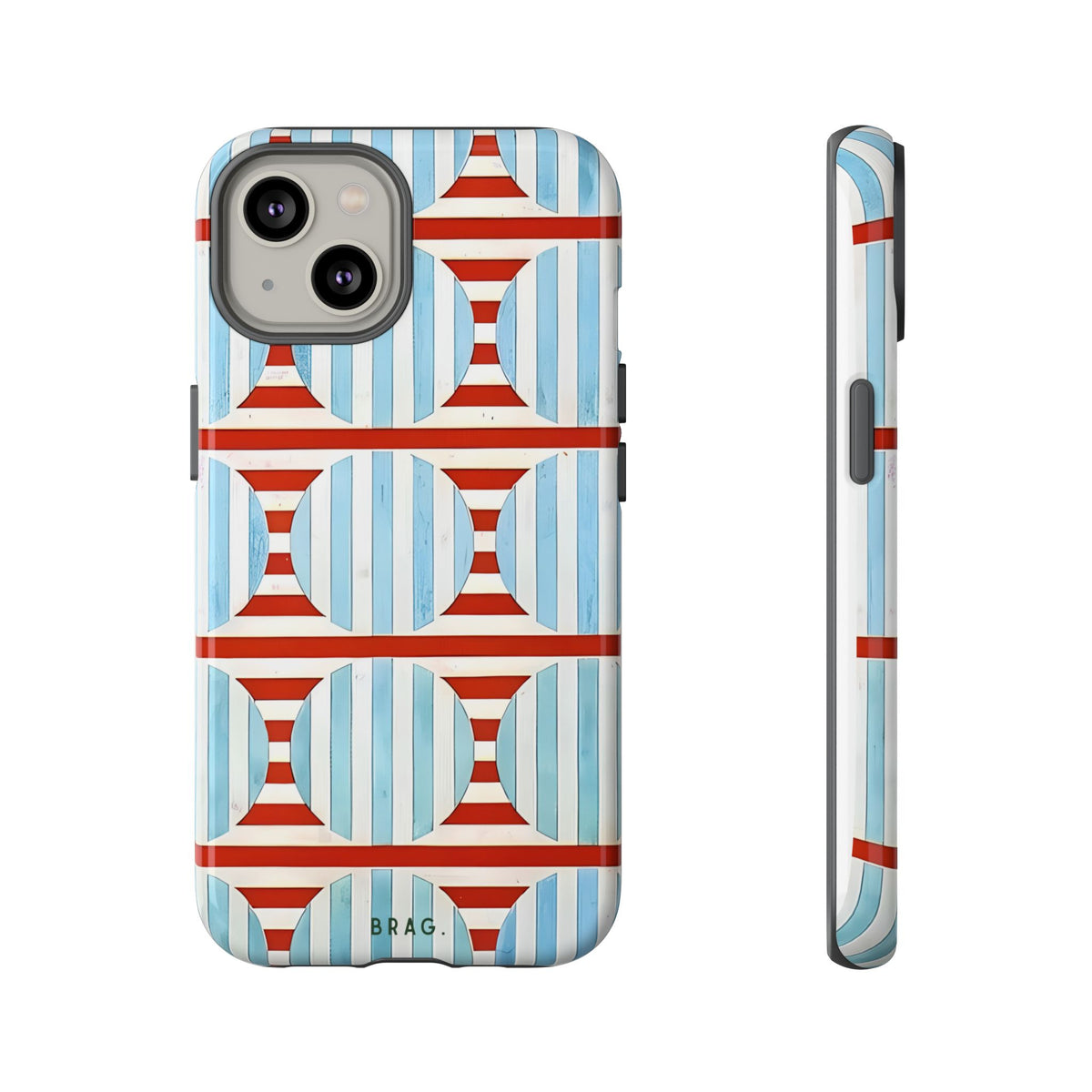 Riviera Stripe Tough Phone Case – Shockproof Protective iPhone Cover