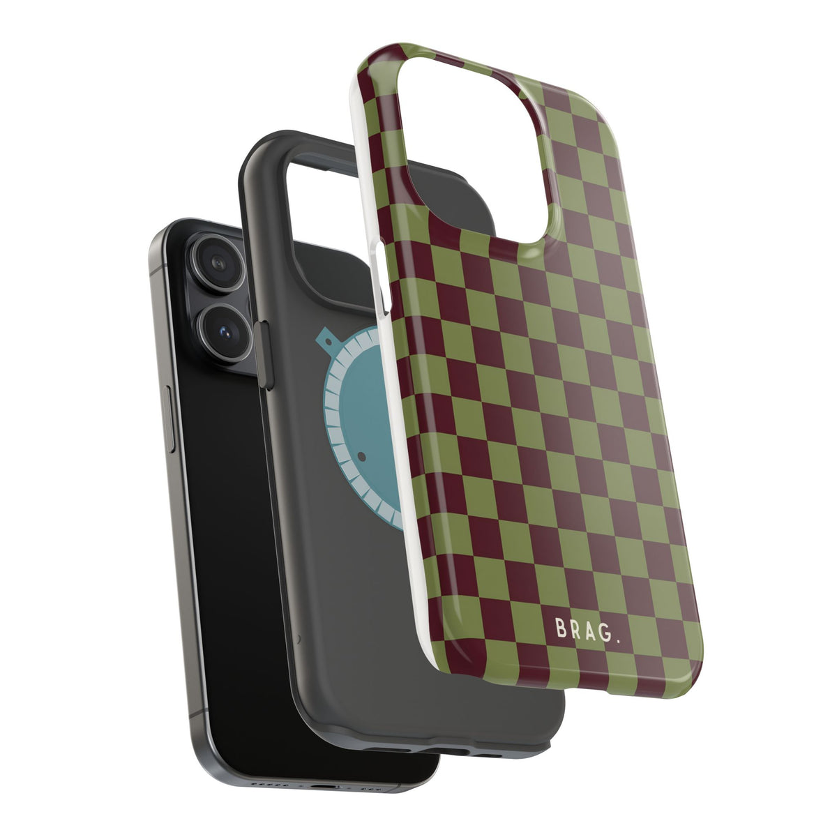 Lucky Check Magnetic Impact-Resistant Phone Case