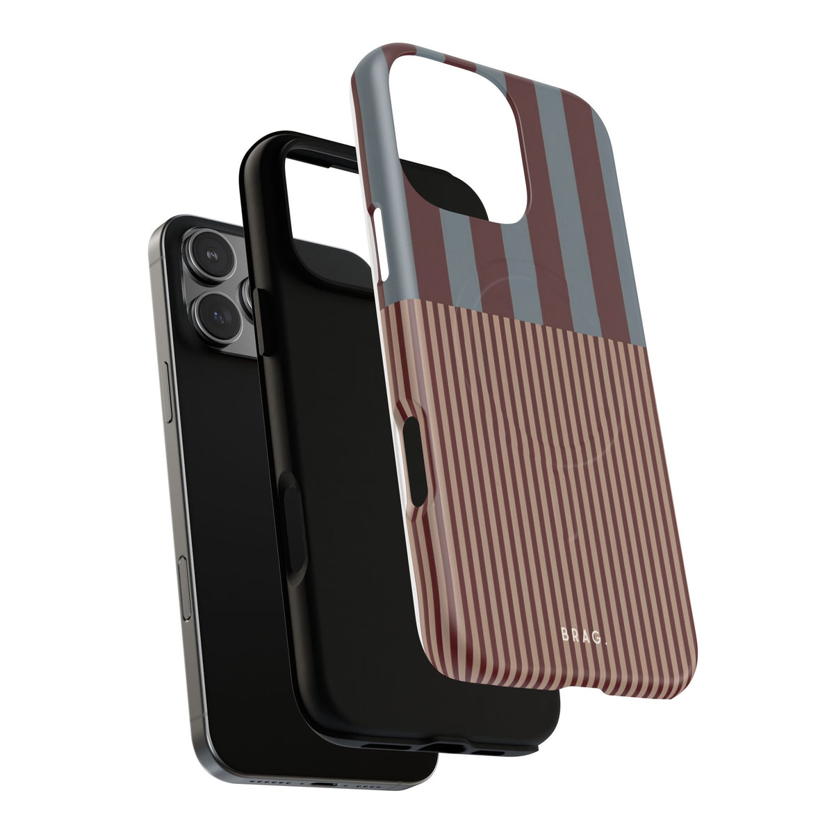 Candy Stripe MagSafe Tough Phone Case — Magnetic Protective Cover