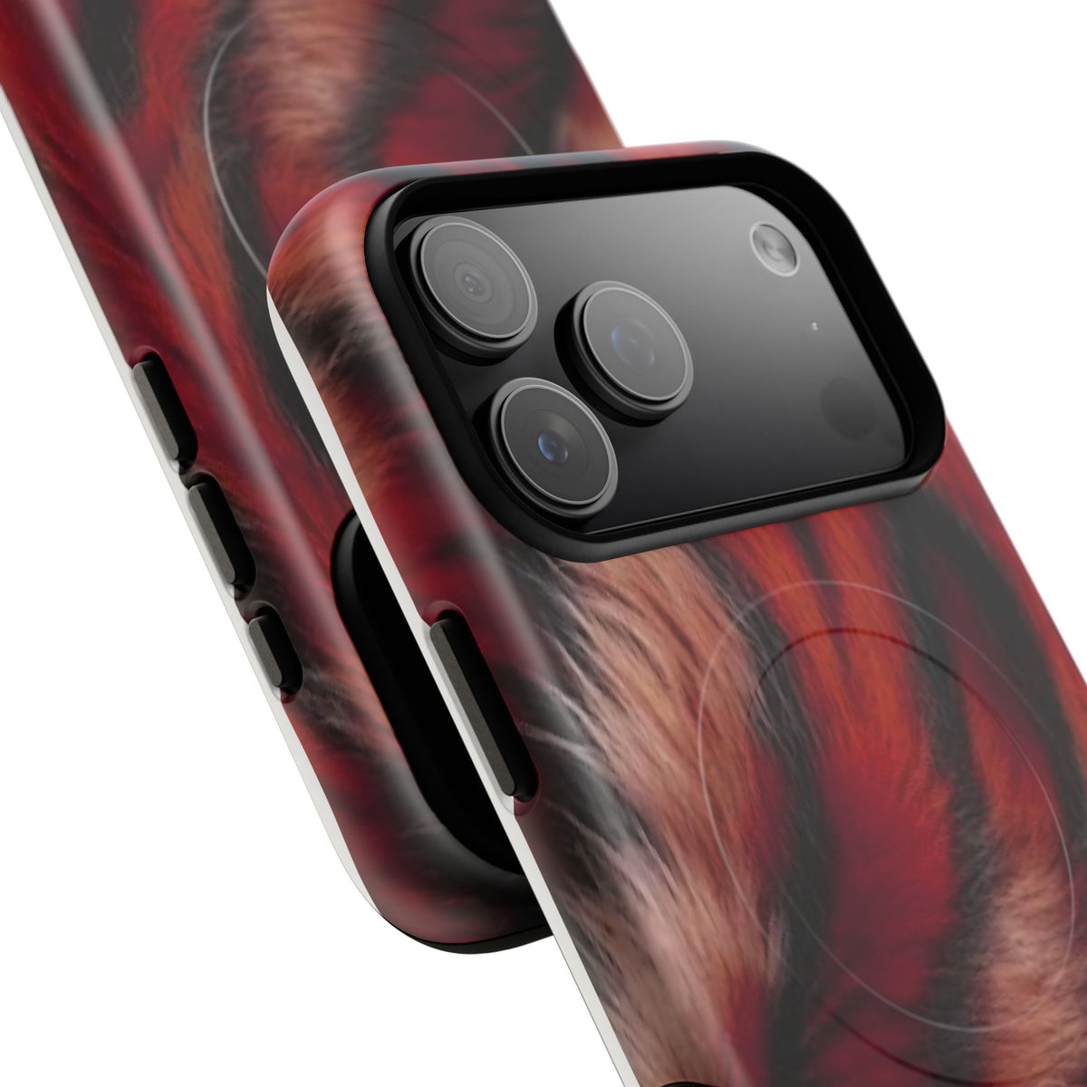 Red Rush MagSafe Tough Phone Case — Magnetic Protective Cover