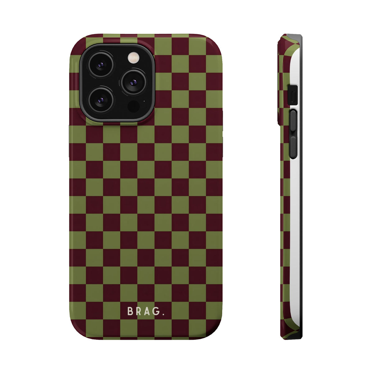 Lucky Check Magnetic Impact-Resistant Phone Case