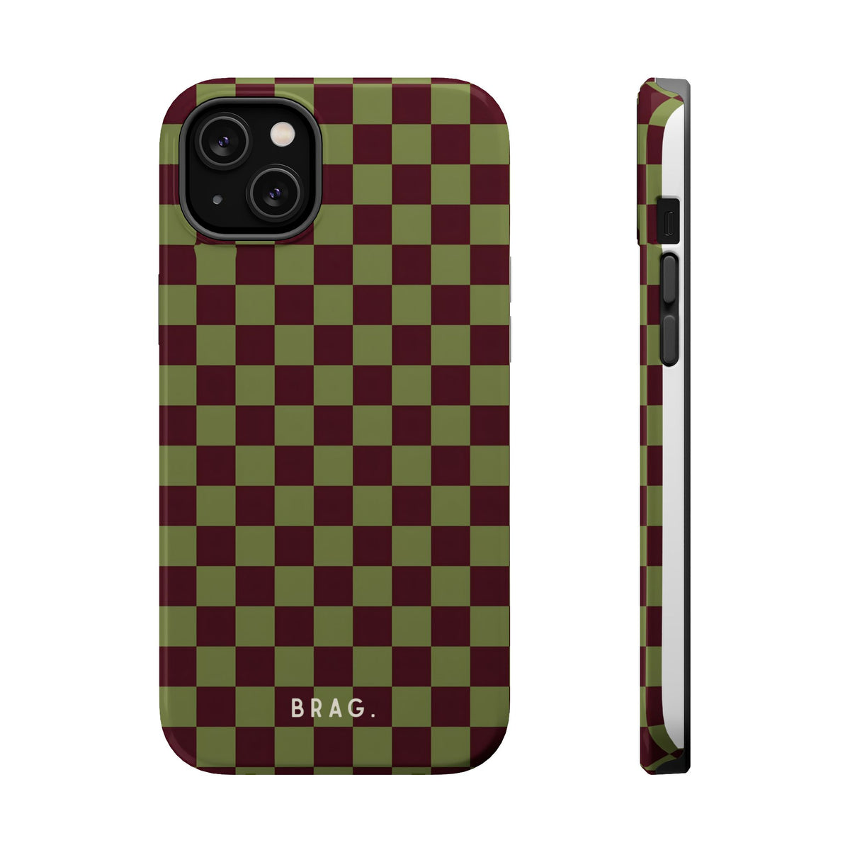 Lucky Check Magnetic Impact-Resistant Phone Case