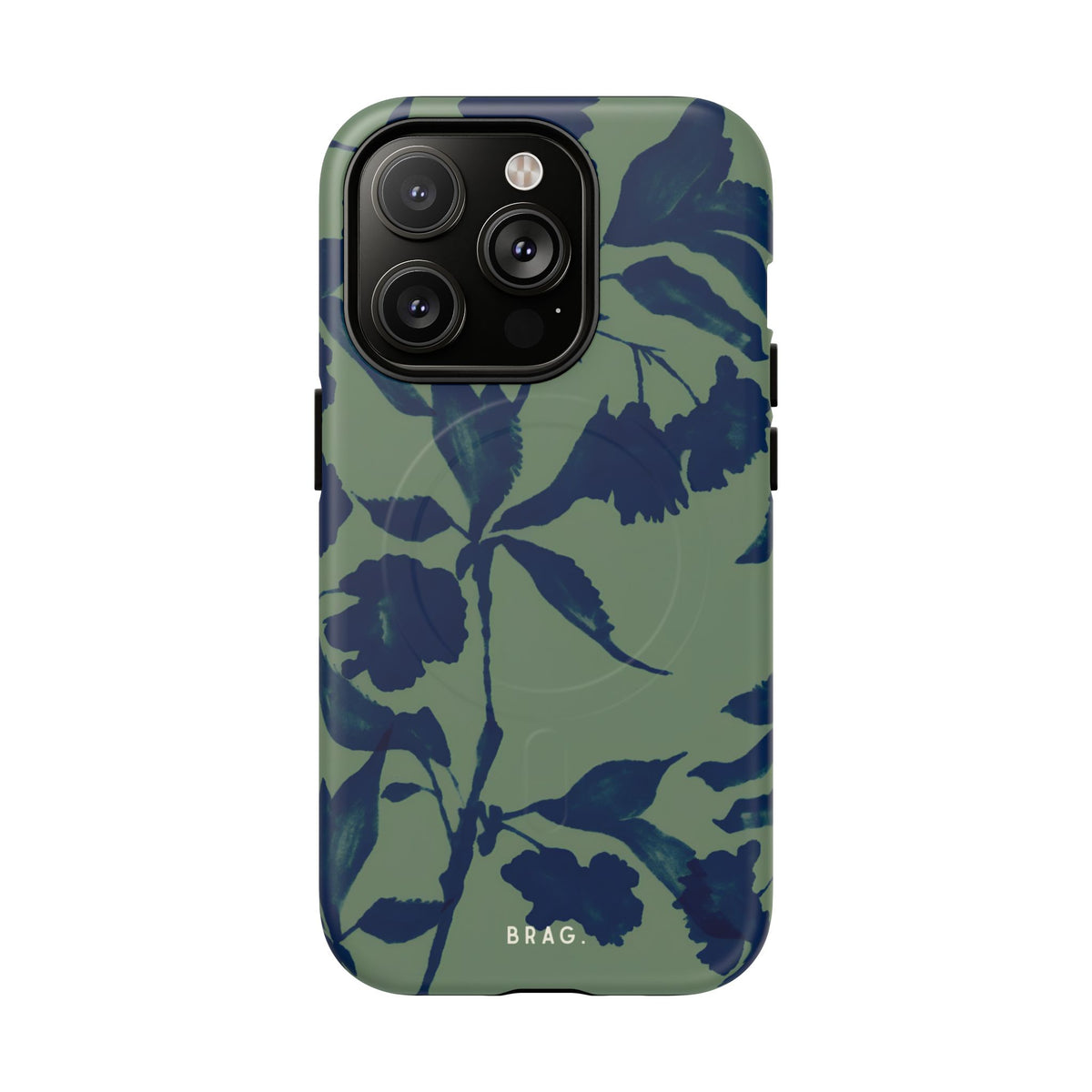 Sage Bloom MagSafe Tough Phone Case — Magnetic Protective Cover