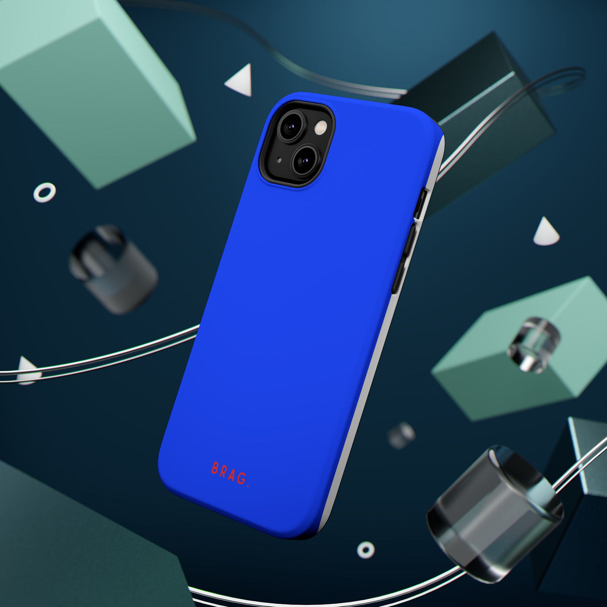 Brag Blue Magnetic Impact-Resistant Phone Case