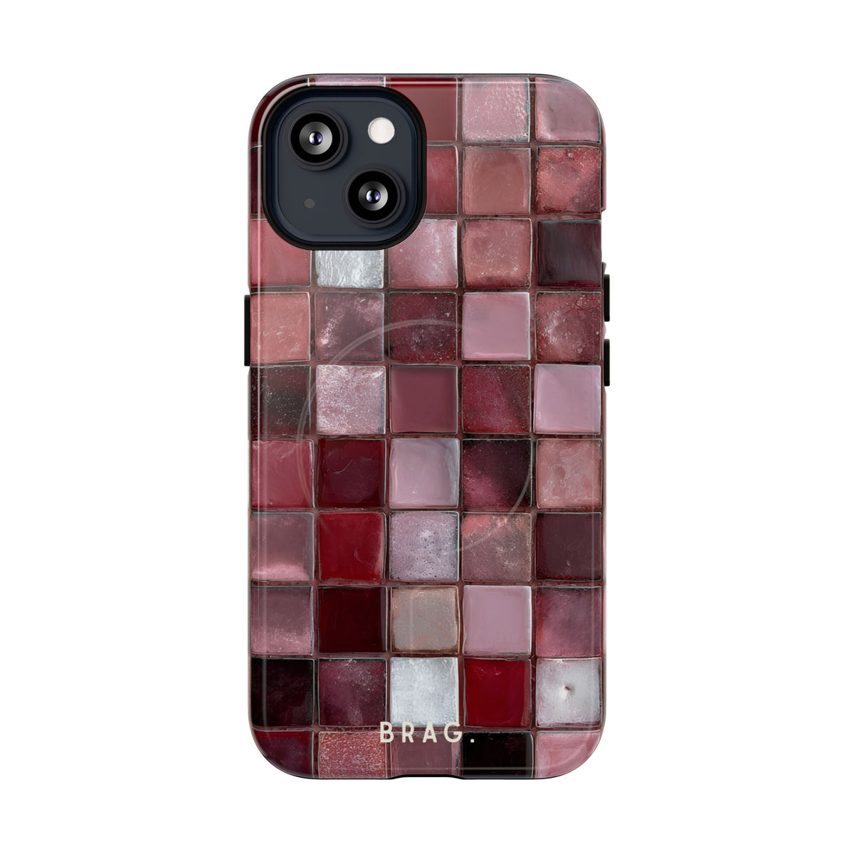 Cherry Tile MagSafe Tough Phone Case — Magnetic Protective Cover