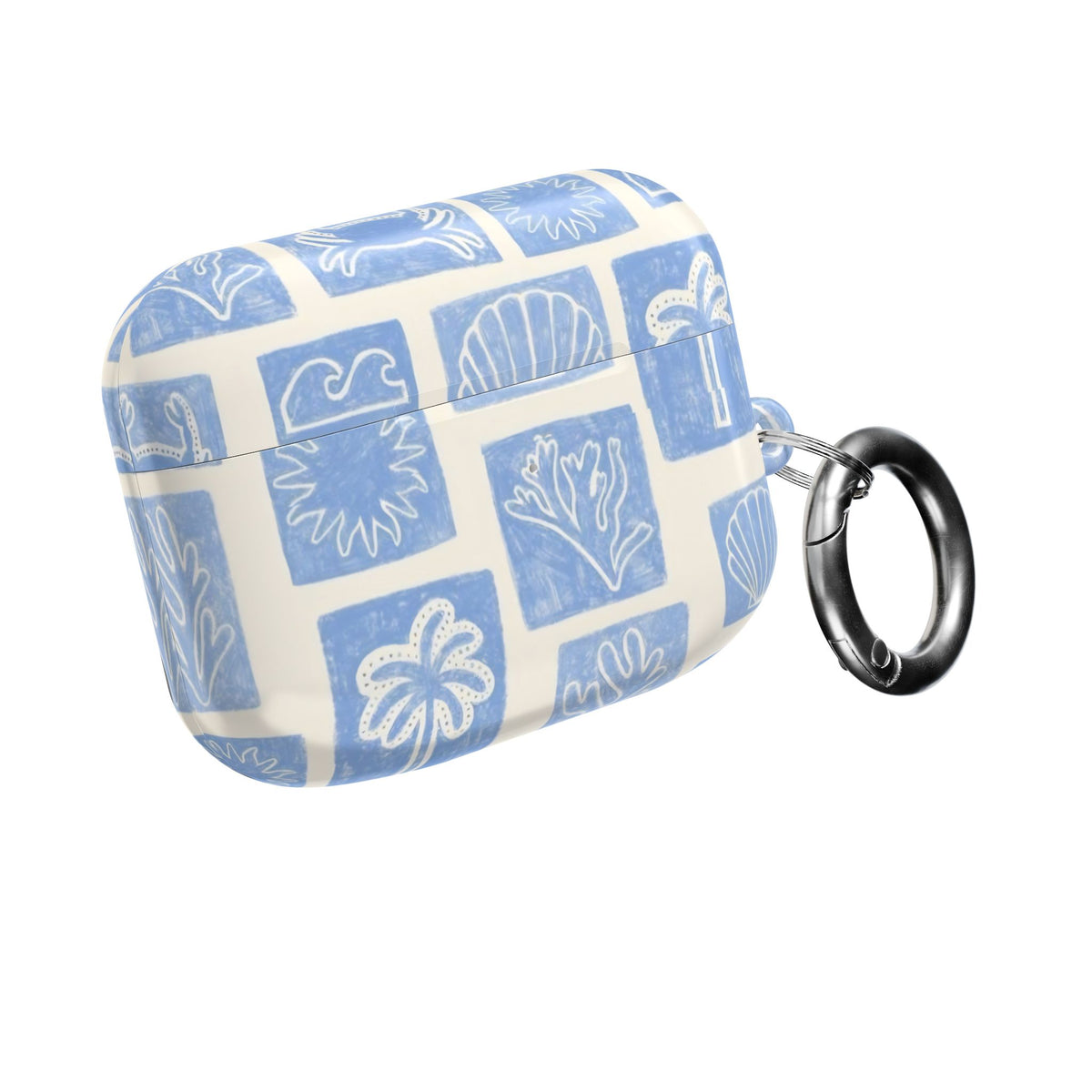 Azure Tiles AirPod Case – Slim Protective Charging Case