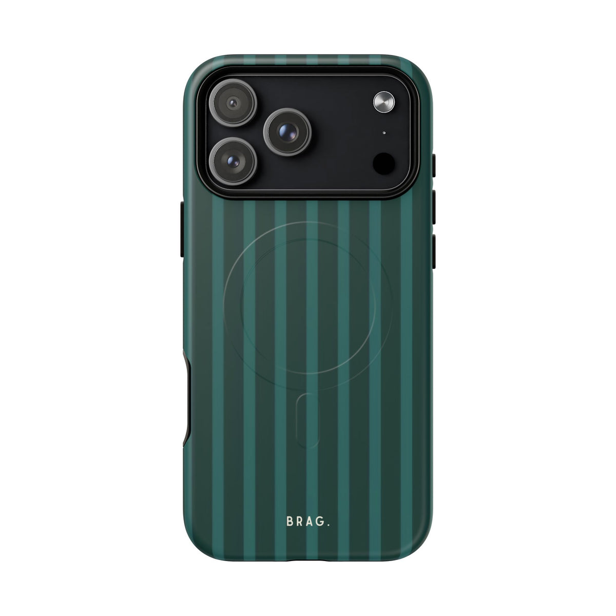 Forest Stripe MagSafe Tough Phone Case — Magnetic Protective Cover