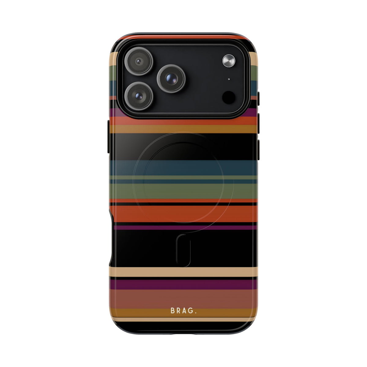 Market Stripe MagSafe Tough Phone Case — Magnetic Protective Cover