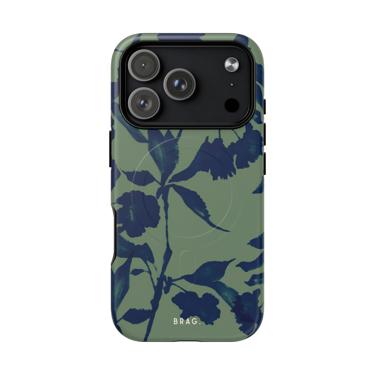 Sage Bloom MagSafe Tough Phone Case — Magnetic Protective Cover