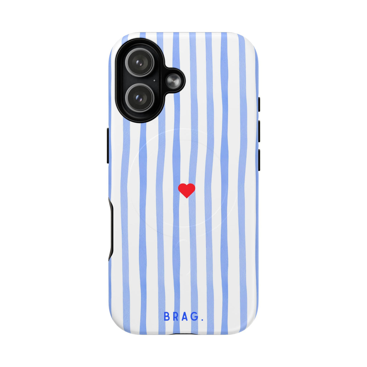 Blue Heart MagSafe Tough Phone Case — Magnetic Protective Cover