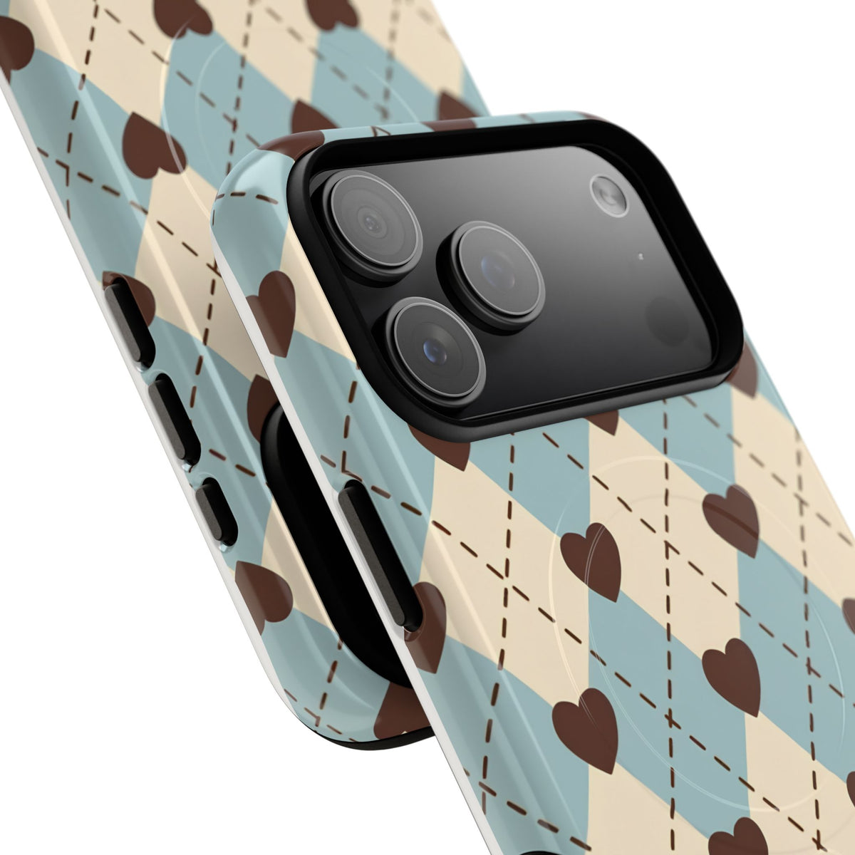 Sweetheart Plaid MagSafe Tough Phone Case — Magnetic Protective Cover
