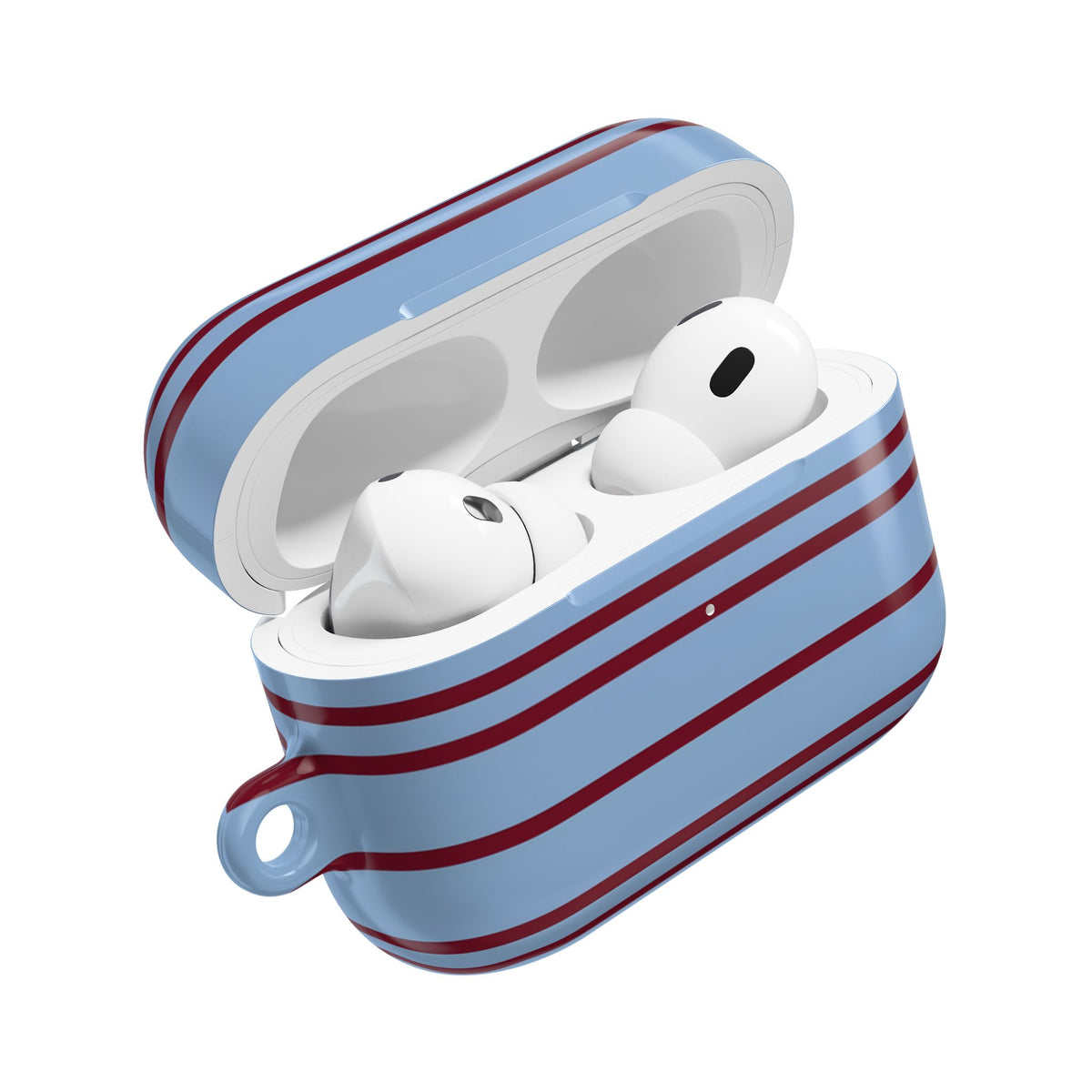 Nautical Stripe AirPod Case – Slim Protective Charging Case