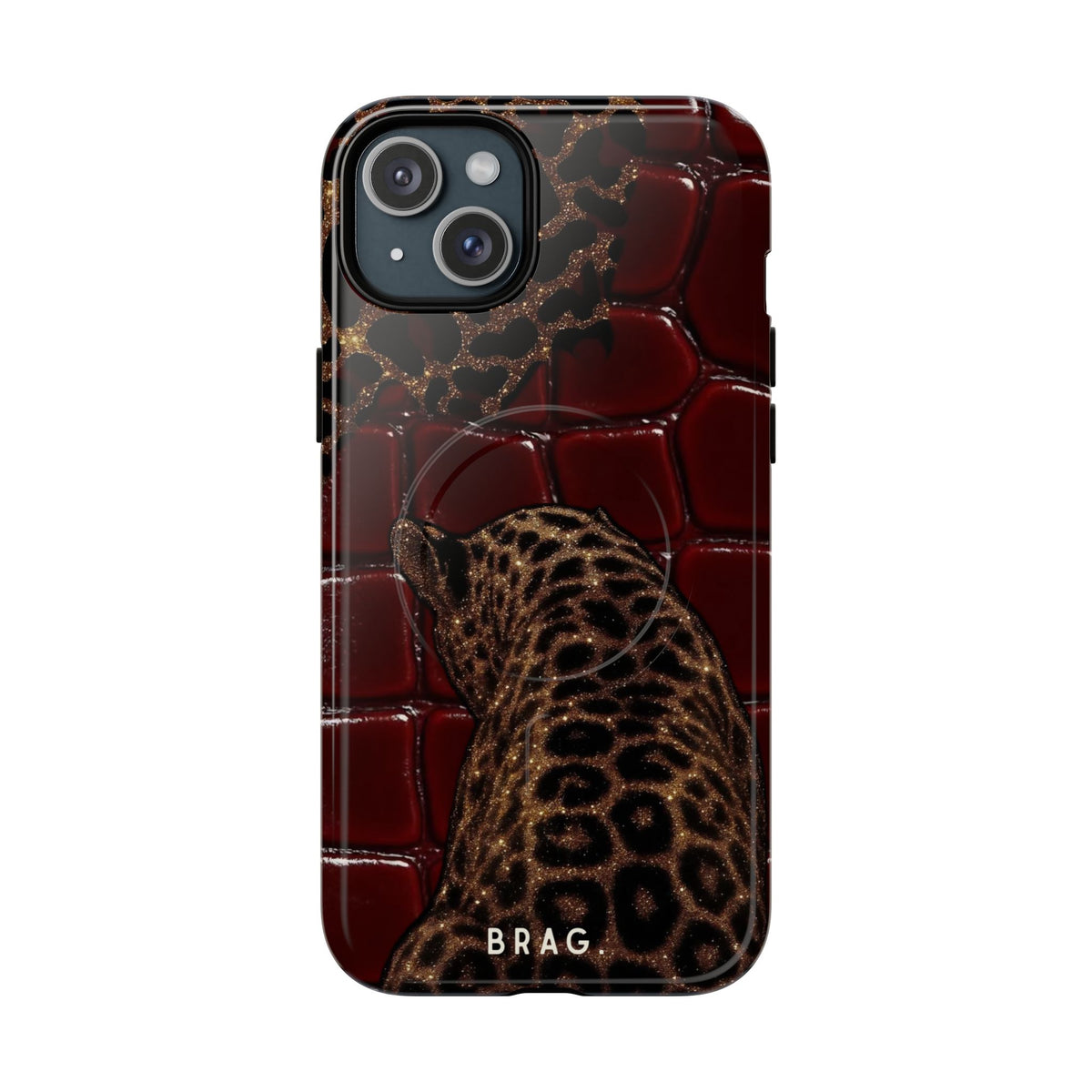 Leopard Lounge MagSafe Tough Phone Case — Magnetic Protective Cover