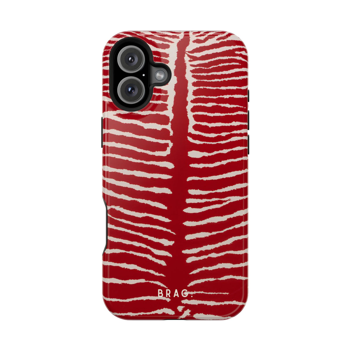 Striped Heat Magnetic Impact-Resistant Phone Case
