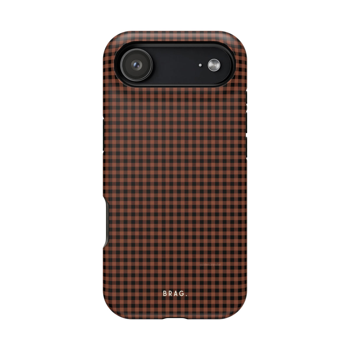 Cafe Check Magnetic Impact-Resistant Phone Case