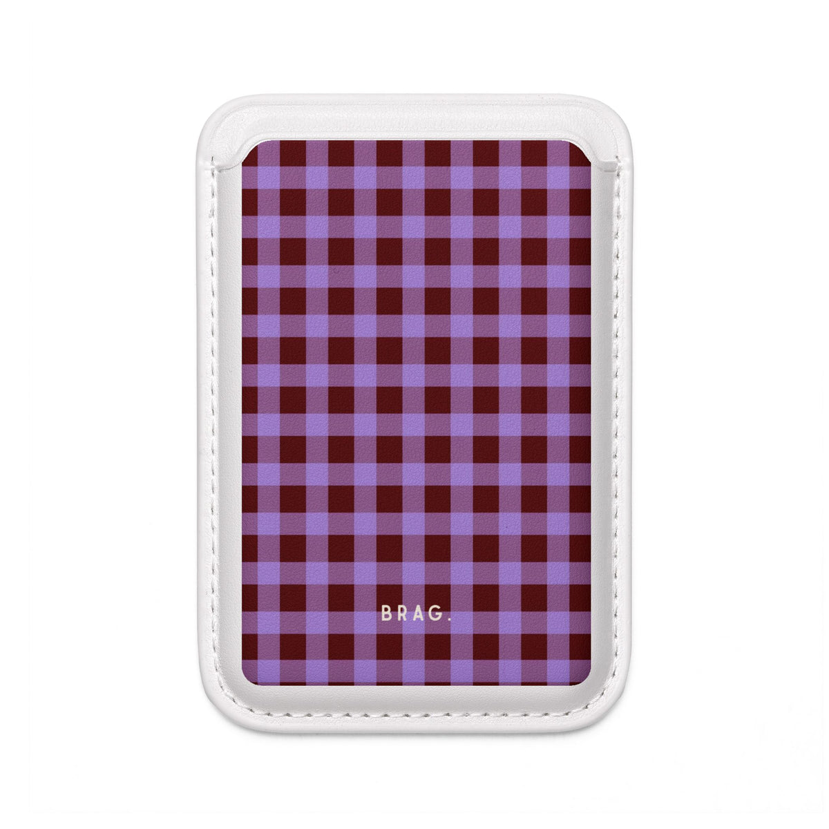 Pink Picnic MagSafe Vegan Wallet — Slim Phone Card Holder