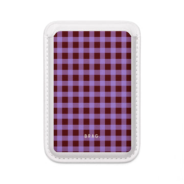 Pink Picnic MagSafe Vegan Wallet — Slim Phone Card Holder