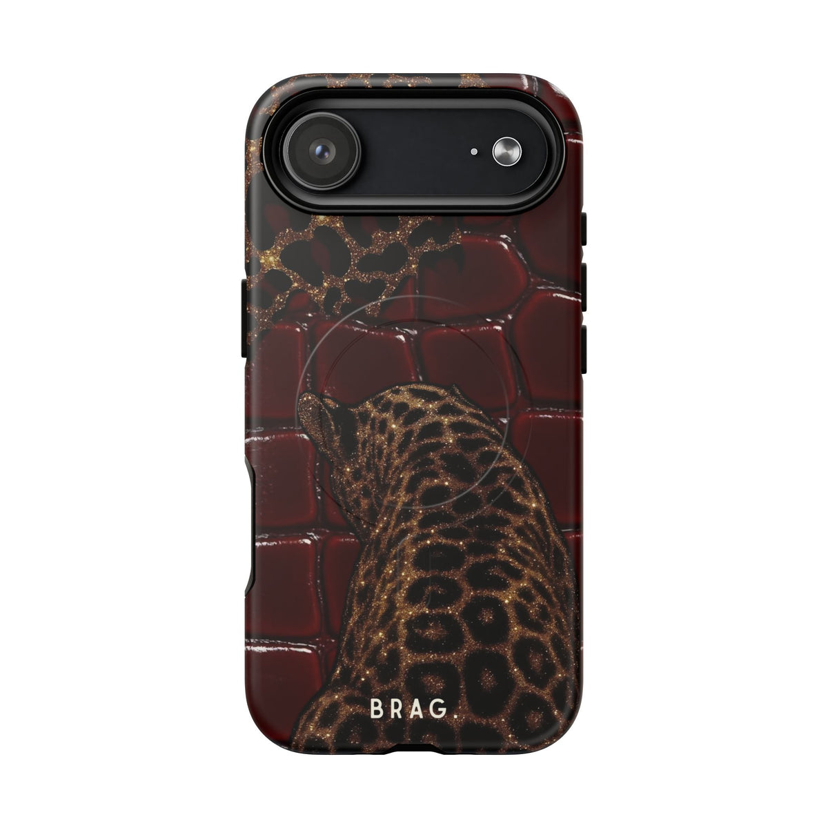 Leopard Lounge MagSafe Tough Phone Case — Magnetic Protective Cover