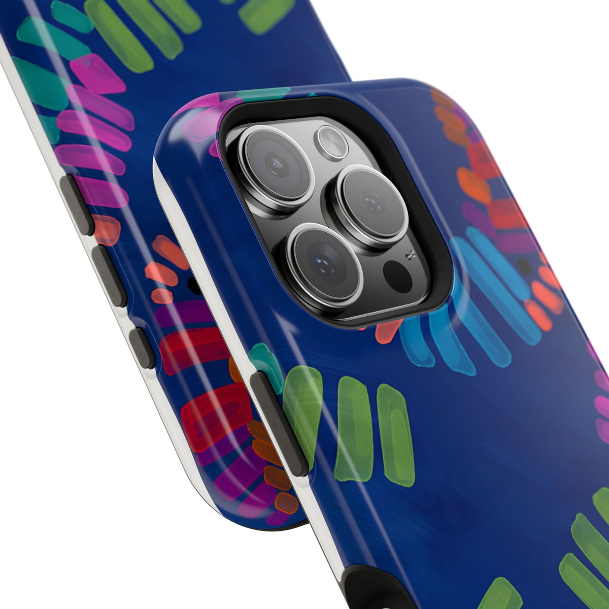 Blue Palm Magnetic Impact-Resistant Phone Case
