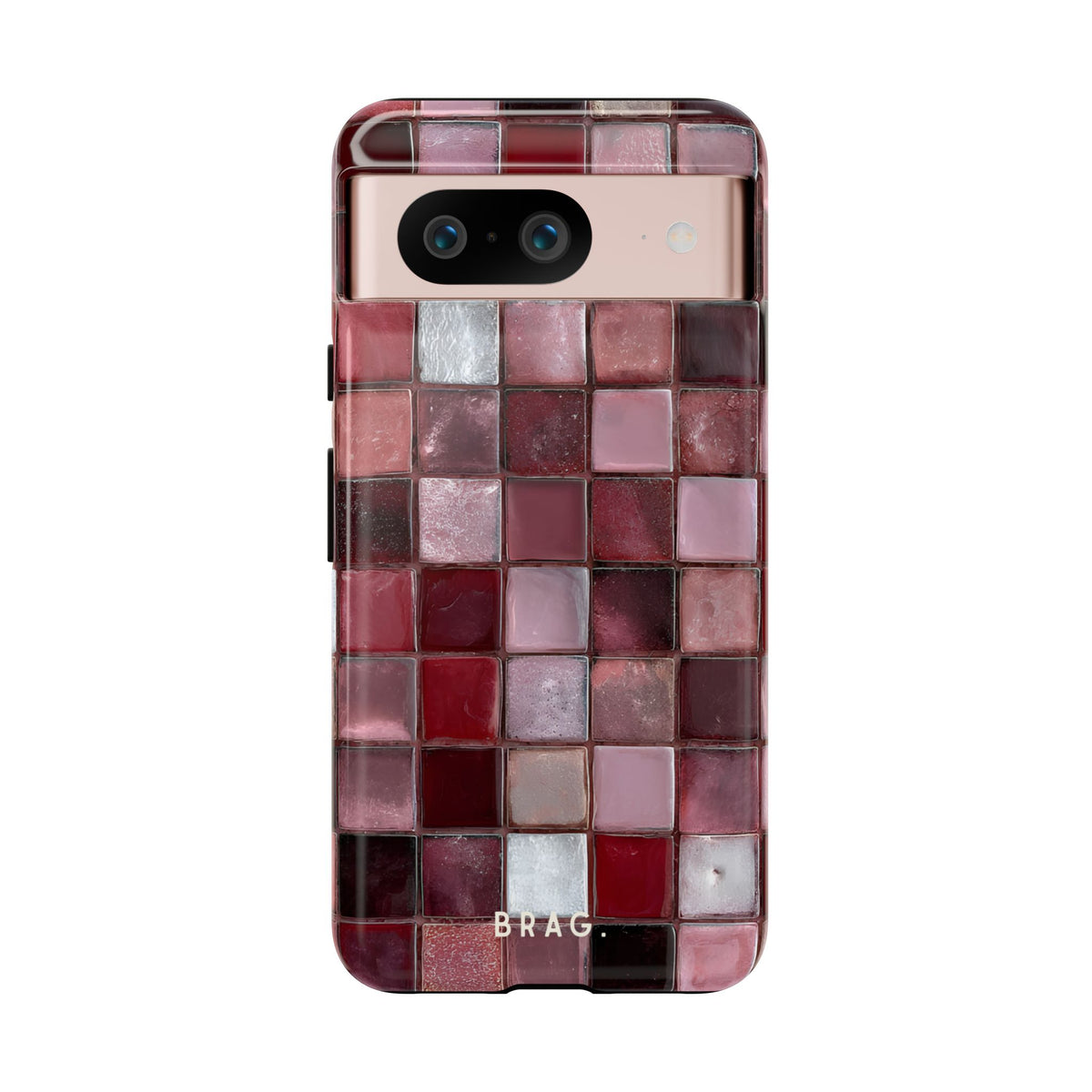 Cherry Tile Tough Phone Case – Shockproof Protective iPhone Cover