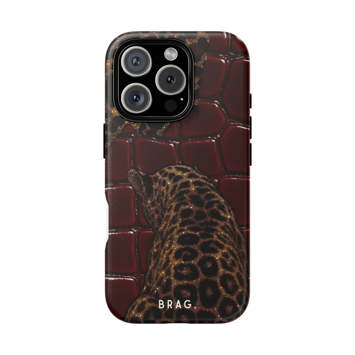 Leopard Lounge Tough Phone Case – Shockproof Protective iPhone Cover