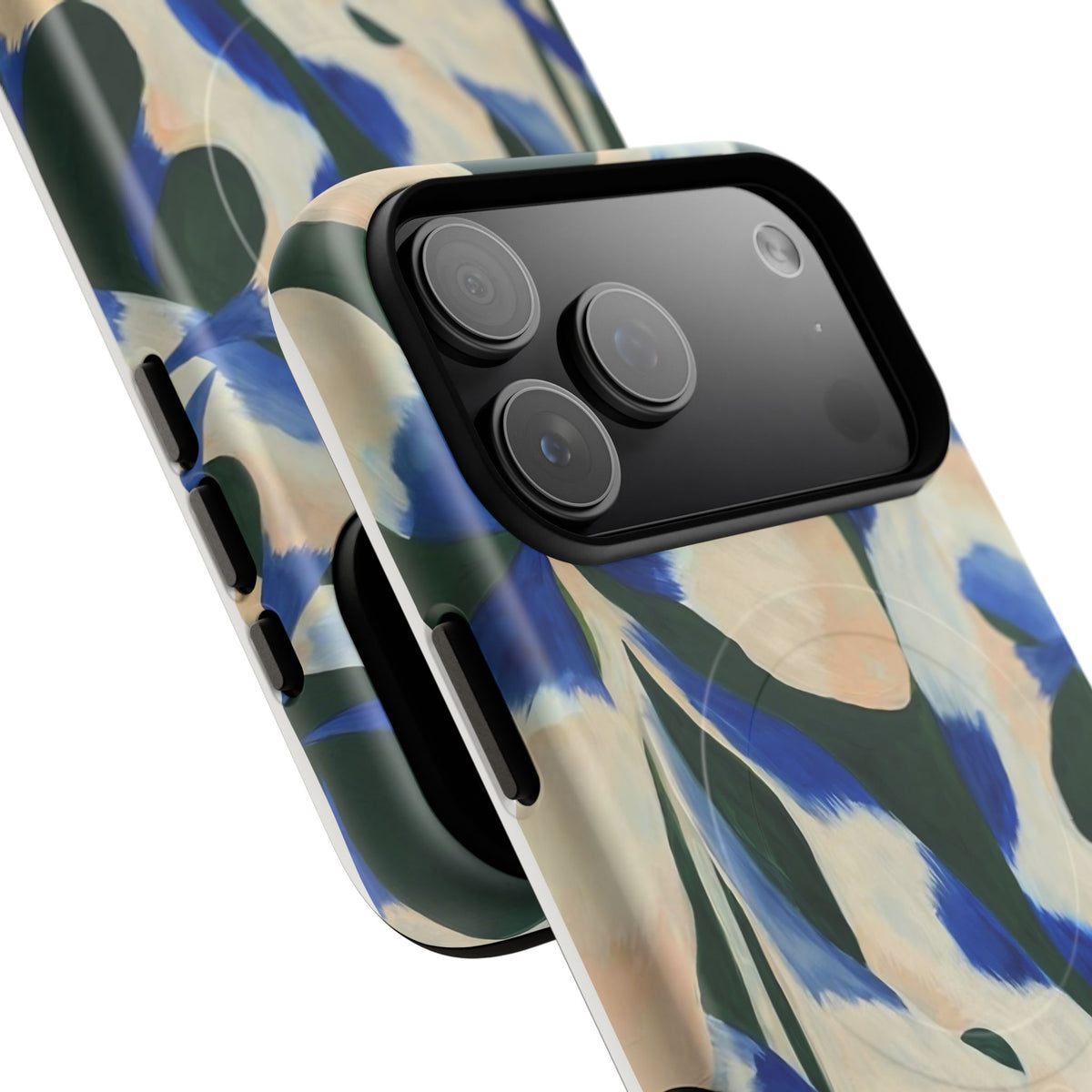 Blue Garden MagSafe Tough Phone Case — Magnetic Protective Cover