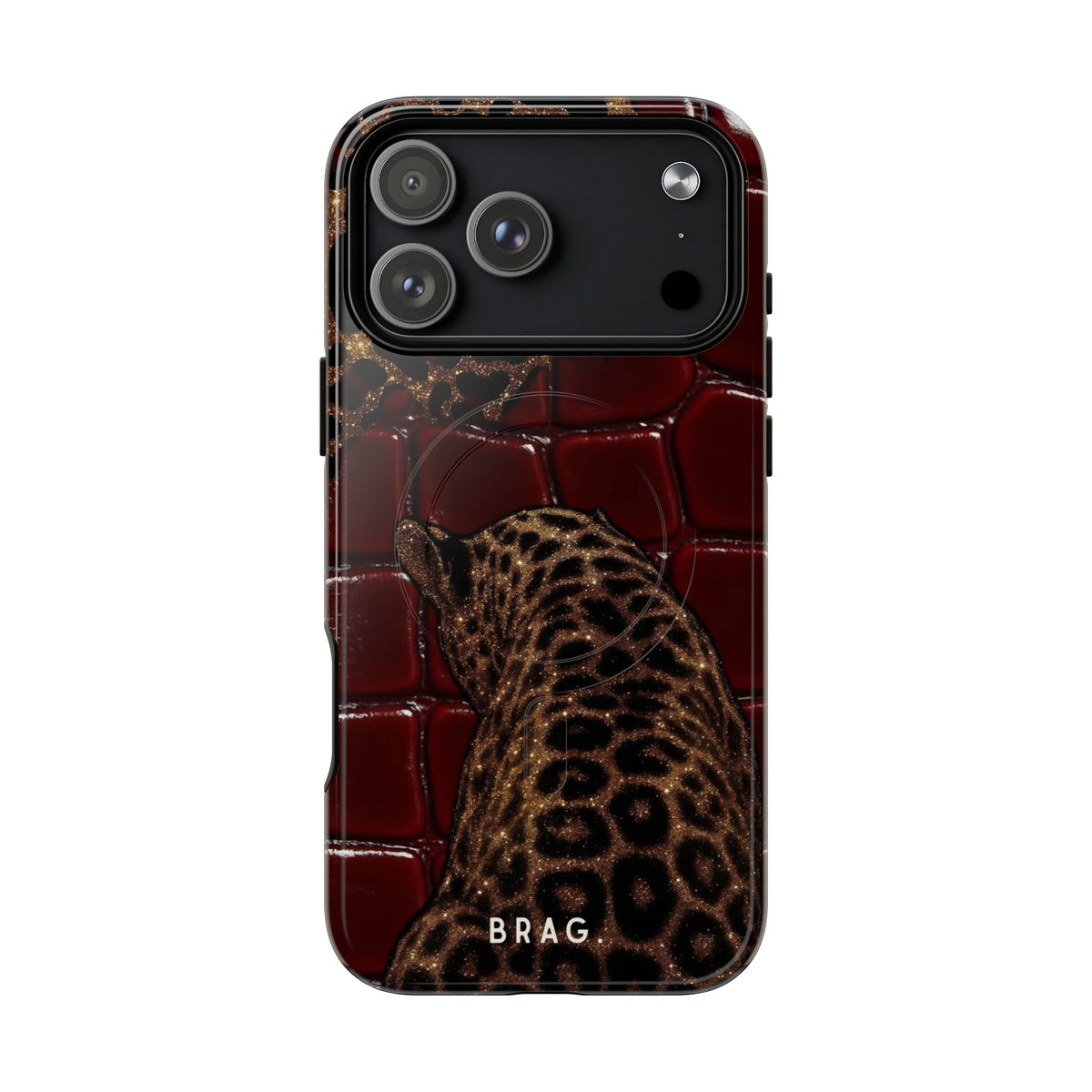 Leopard Lounge MagSafe Tough Phone Case — Magnetic Protective Cover