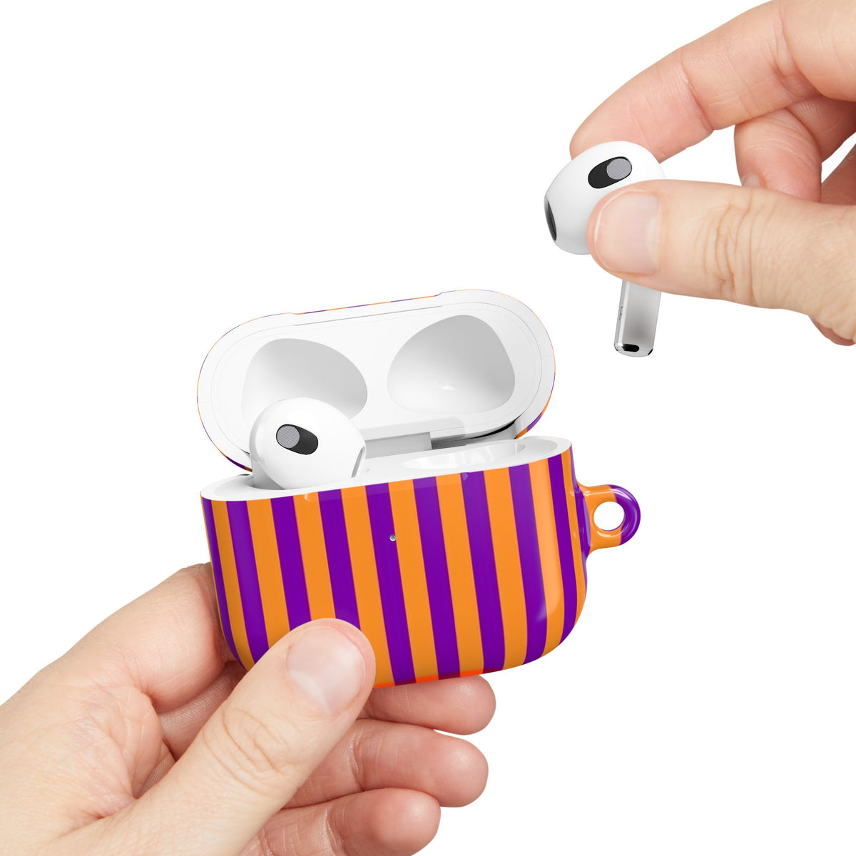 Electric Sunset AirPod Case – Slim Protective Charging Case