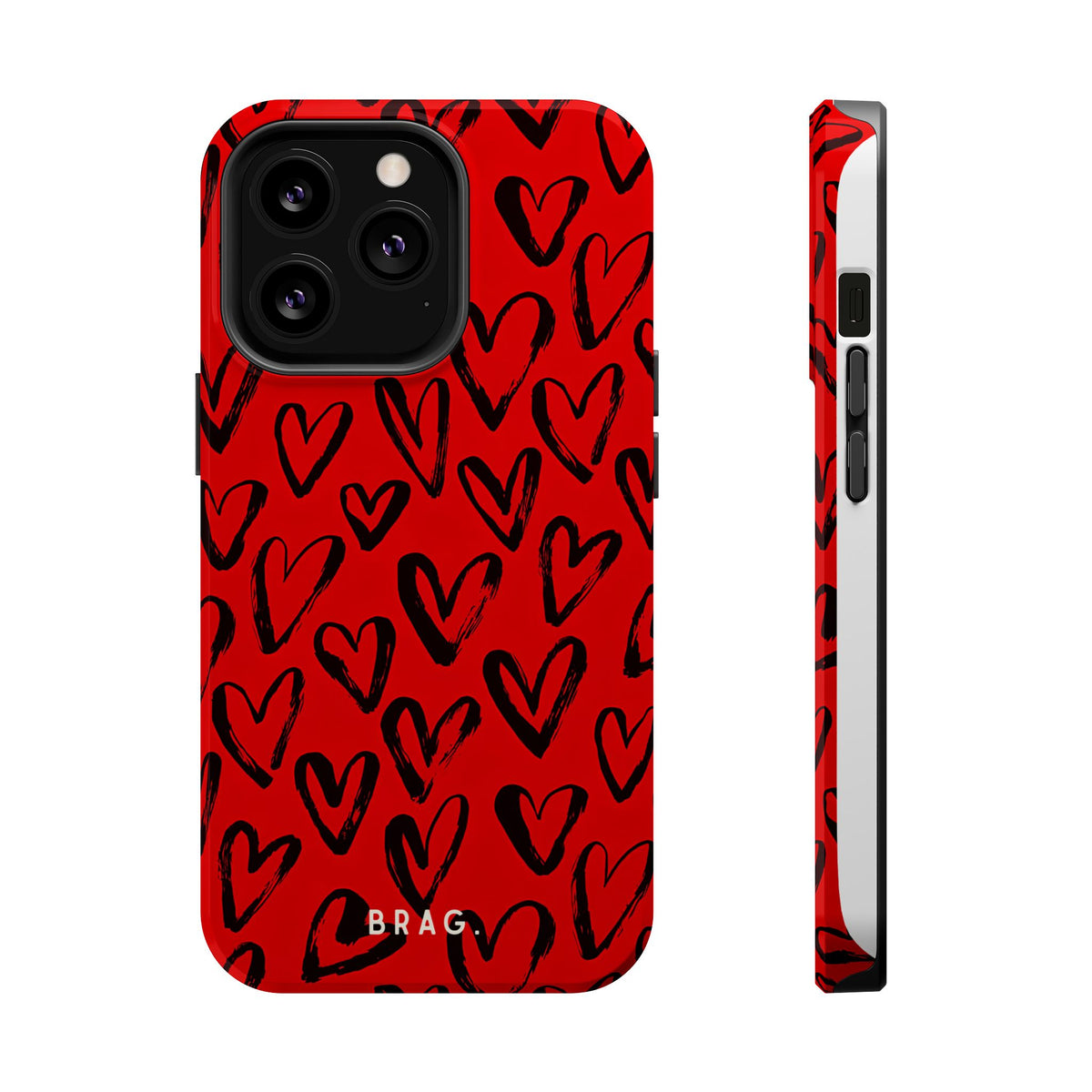 Fire heart Magnetic Impact-Resistant Phone Case