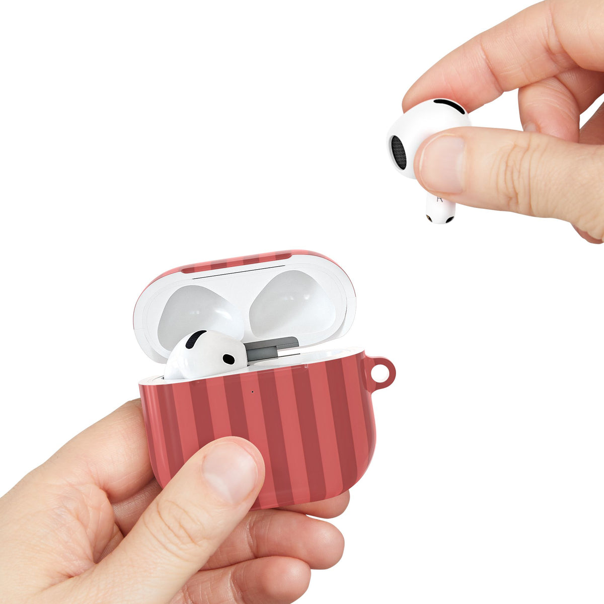 Sunset Stripe AirPod Case – Slim Protective Charging Case