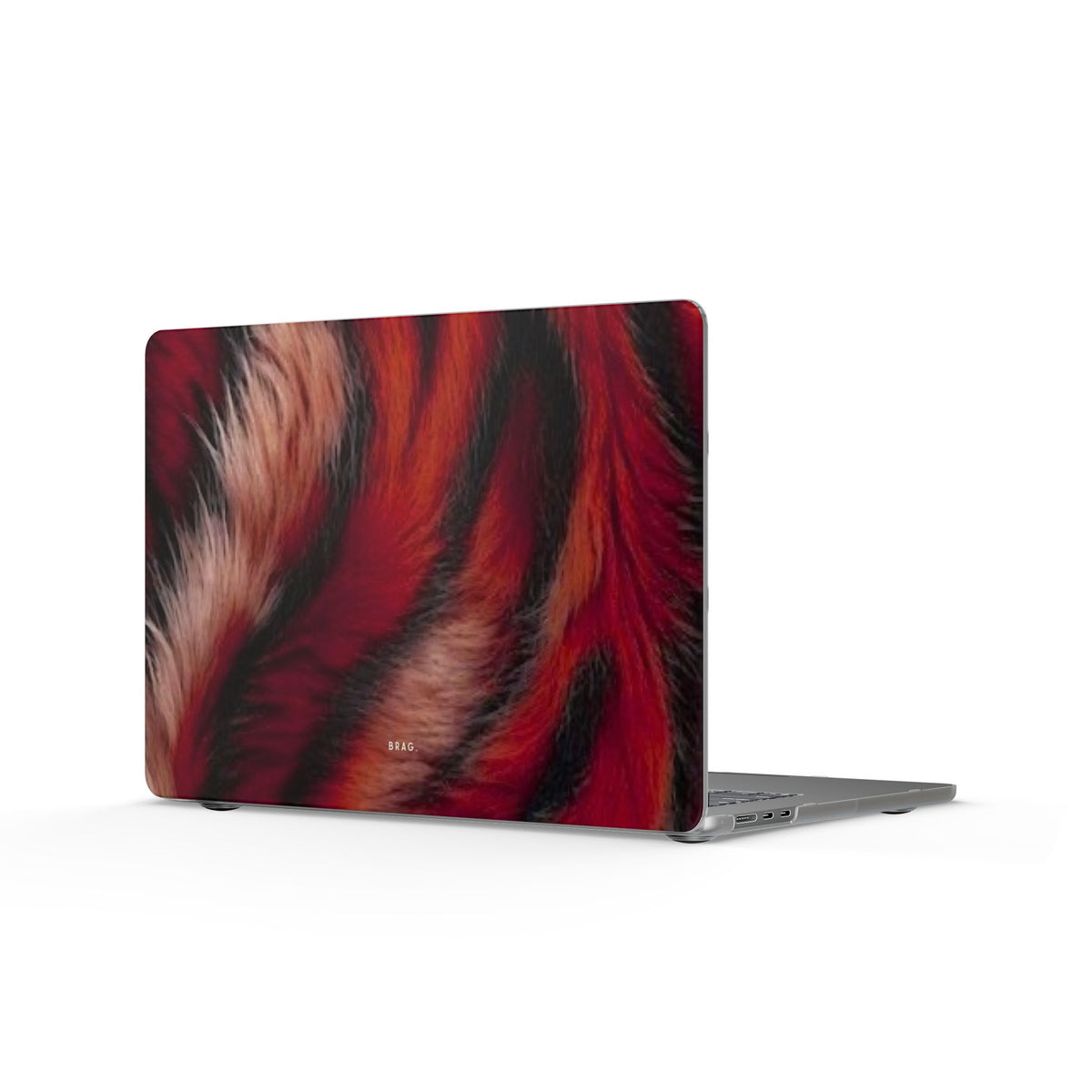 Red Rush Matte MacBook Case — Slim Protective Laptop Cover