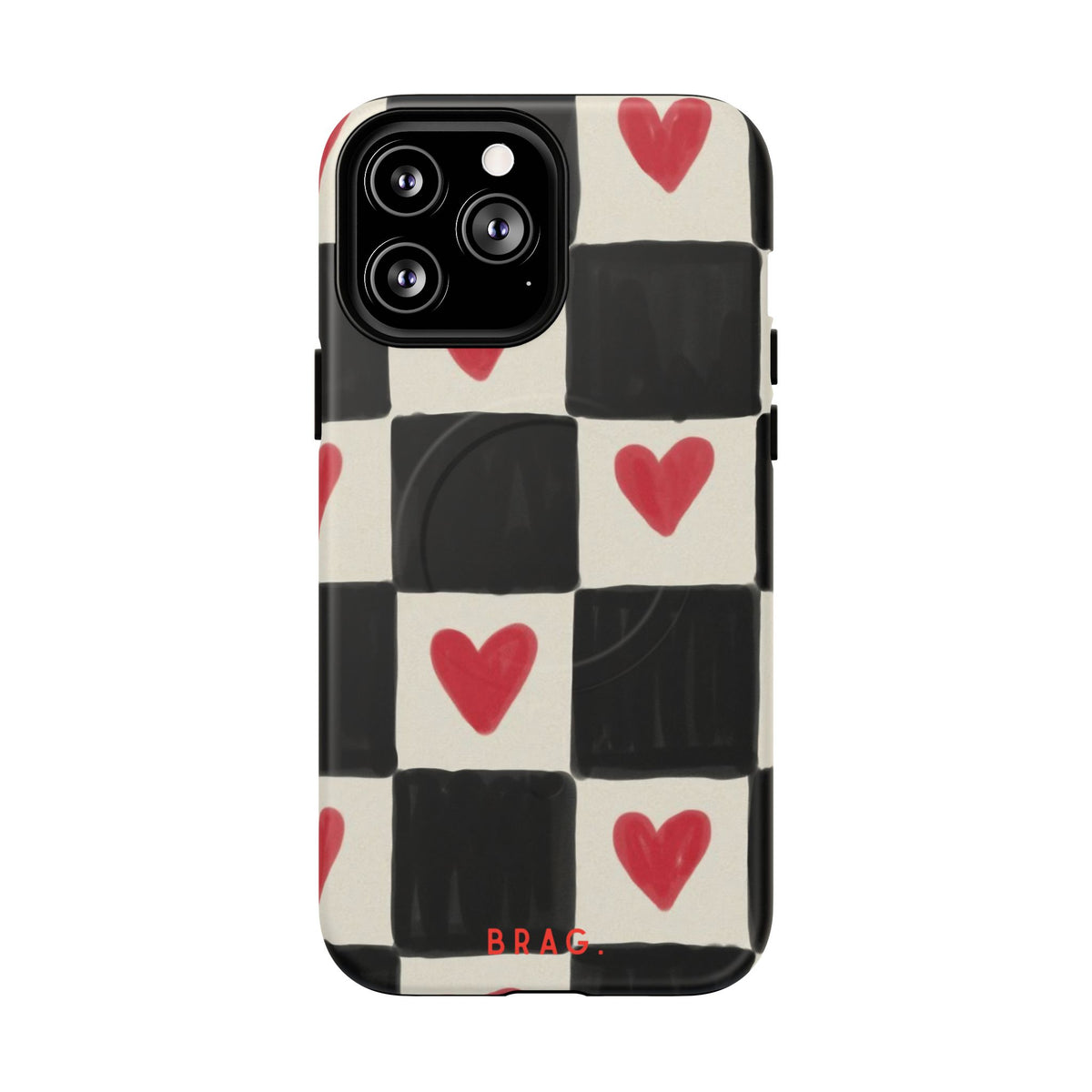 Heart Check MagSafe Tough Phone Case — Magnetic Protective Cover