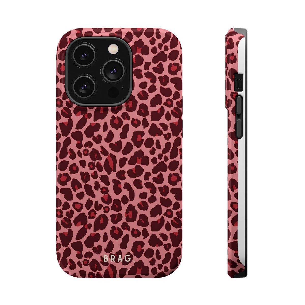 Leopard Love Magnetic Impact-Resistant Phone Case