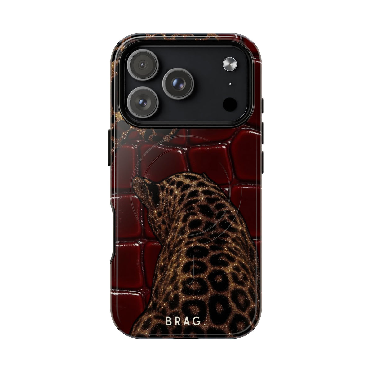 Leopard Lounge MagSafe Tough Phone Case — Magnetic Protective Cover