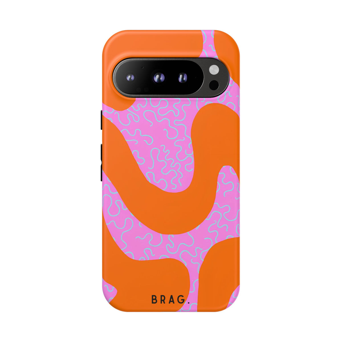 Coral Kiss Tough Phone Case – Shockproof Protective iPhone Cover