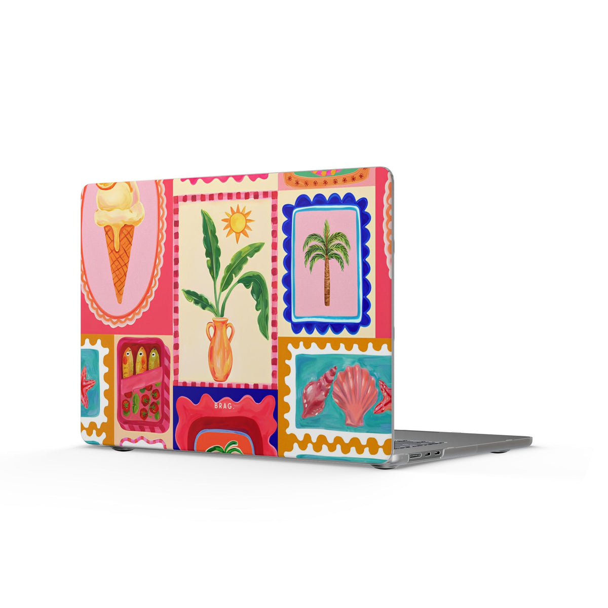 Postcard Matte MacBook Case — Slim Protective Laptop Cover