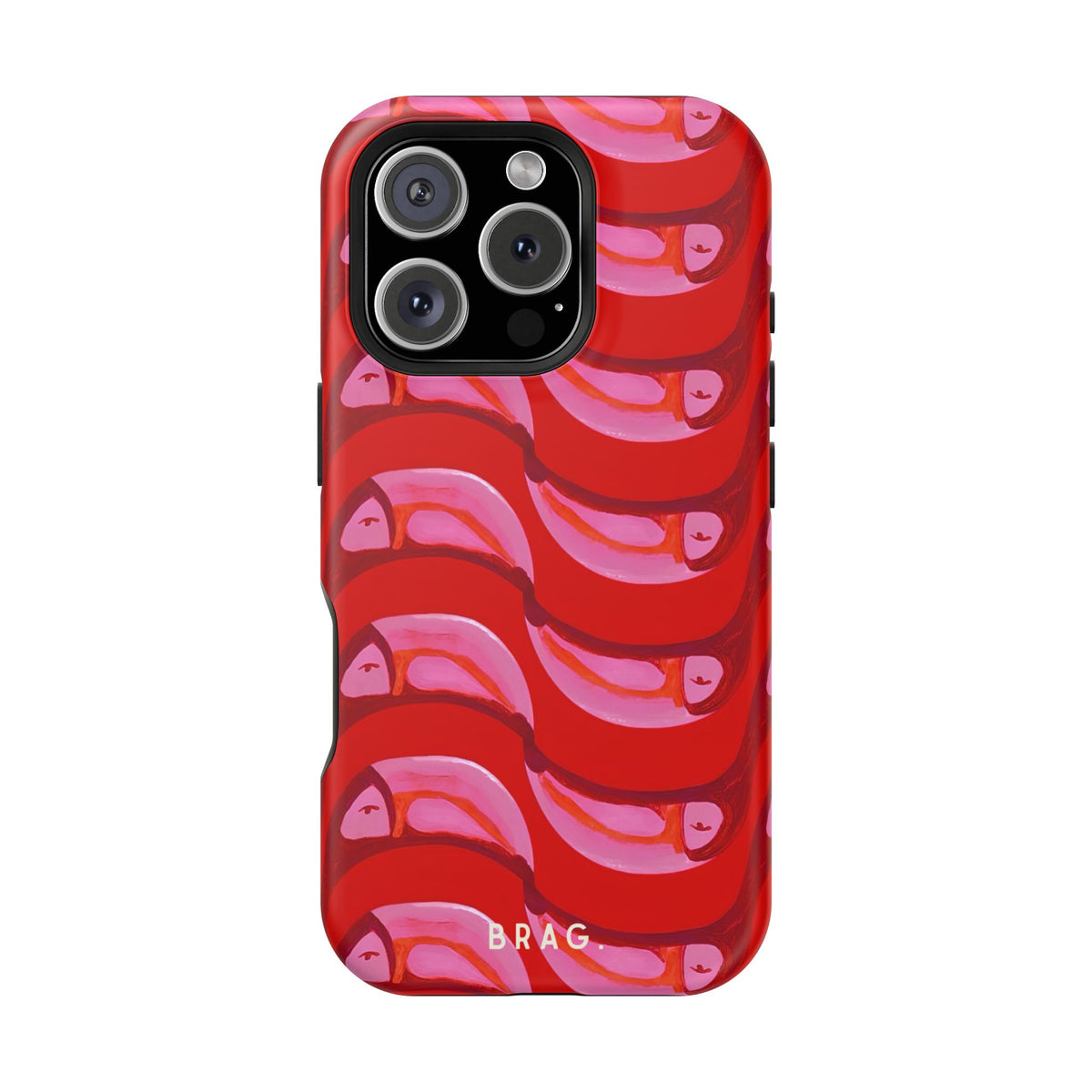 Pink Current Magnetic Impact-Resistant Phone Case
